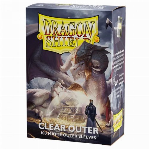 Dragon Shield Outer Sleeves Standard Size -
Matte Clear (100 Sleeves)