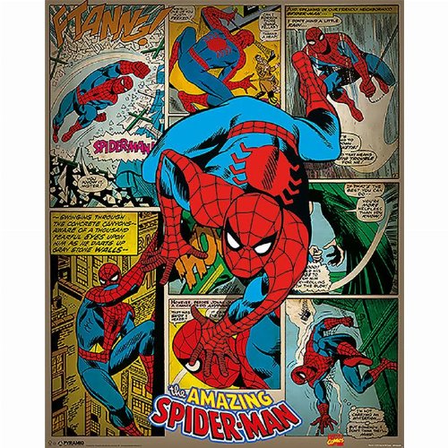 Marvel: Spider-Man - Retro Comics Αυθεντική Αφίσα
(50x40cm)