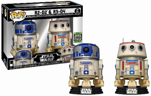 Φιγούρες Funko POP! Star Wars - R2-D2 & R5-D4
2-Pack (Exclusive)