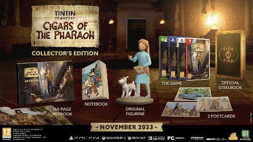 Playstation 4 Game - TINTIN Reporter: Cigars of the
Pharaoh (Collector's Edition)