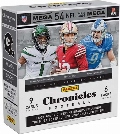 Panini - 2022 Chronicles NFL Football Mega Box (6
Φακελάκια)