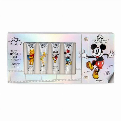 Disney (100th Anniversary) - Mickey, Minnie, Winnie
the Pooh, Tinker Bell Lip Balm Set