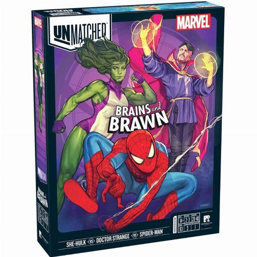 Board Game Unmatched Marvel: Brains and
Brawn