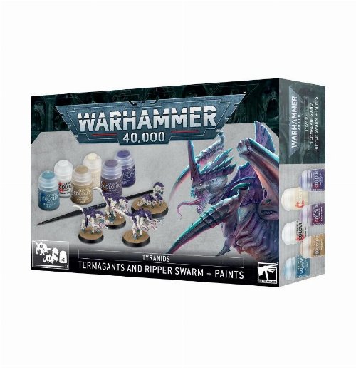 Warhammer 40000 - Tyranids: Termagants and
Ripper Swarm + Paints Set