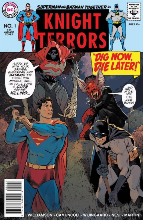 Τεύχος Κόμικ Knight Terrors #1 (OF 4) 1/25 Shaner
Cardstock Variant Cover