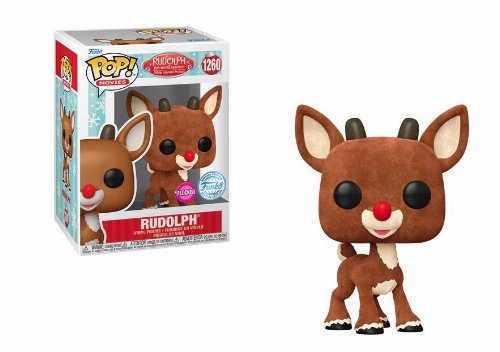 Φιγούρα Funko POP! Rudolph the Red-Nosed Reindeer -
Rudolph (Flocked) #1260 (Exclusive)