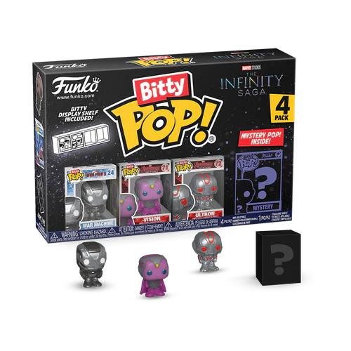Funko Bitty POP! Marvel - War Machine, Vision,
Ultron & Chase Mystery 4-Pack Figures