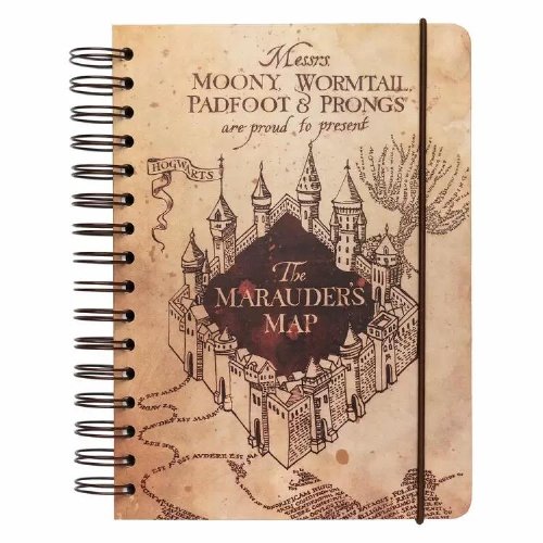 Harry Potter - Marauder's Map A5 Wiro
Notebook