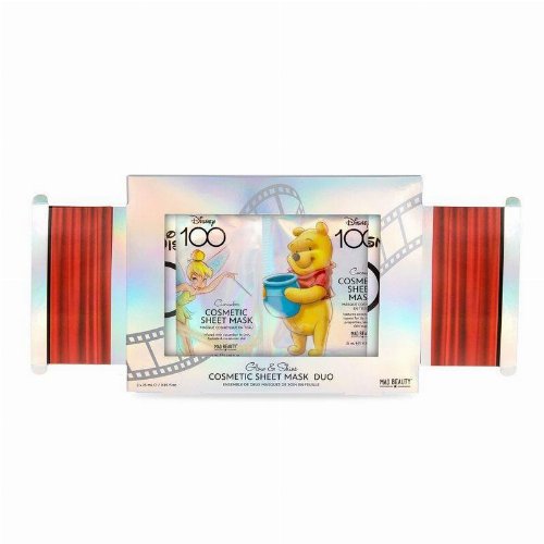 Disney (100th Anniversary) - Winnie the Pooh and
Tinker Bell Face Mask Duo