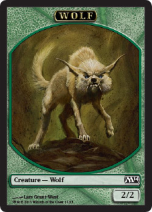 Wolf Token (Green 2/2)