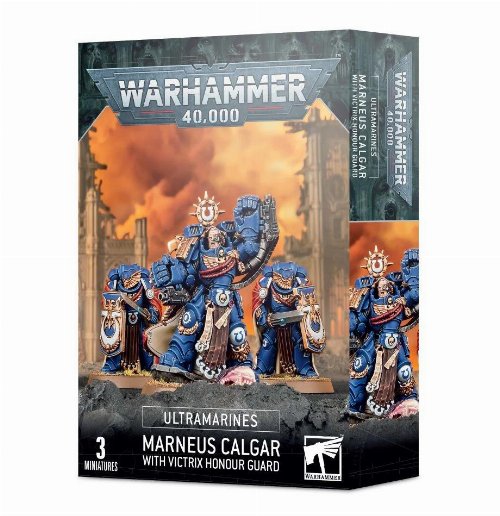 Warhammer 40000 - Ultramarines: Marneus Calgar with
Victrix Honour Guard