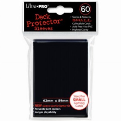 Ultra Pro Japanese Small Size Card Sleeves 60ct -
Black