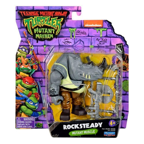 Teenage Mutant Ninja Turtles: Mutant Mayhem -
Rocksteady Action Figure (10cm)