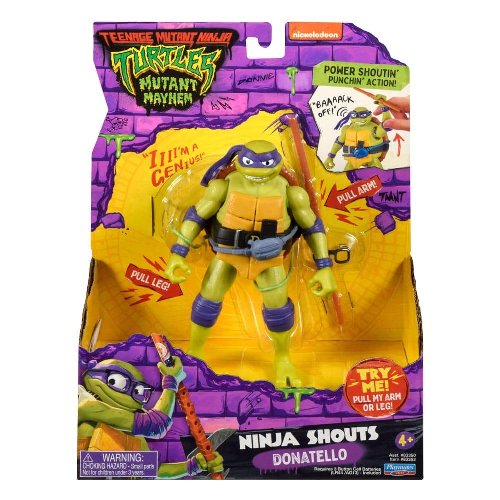 Teenage Mutant Ninja Turtles: Mutant Mayhem -
Ninja Shouts Donatello Action Figure (15cm)