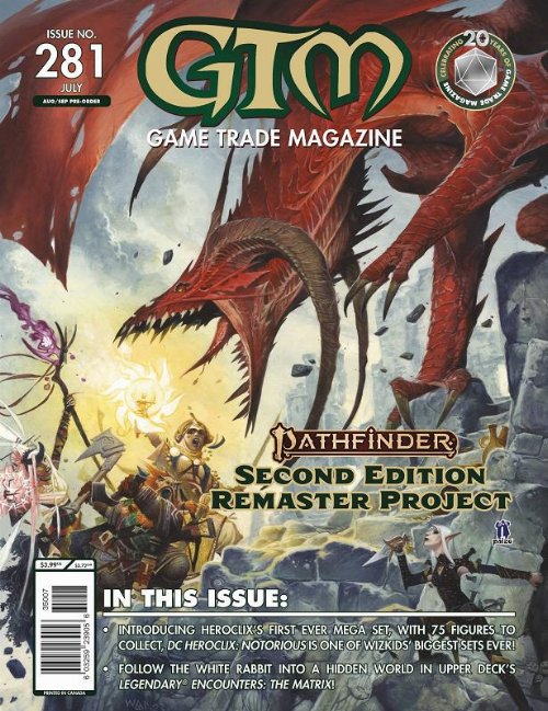 Game Trade Magazine #281 (Cover Story:
Pathfinder Second Edition Remaster Project)
