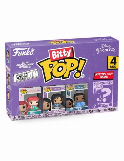 Funko Bitty POP! Disney - Ariel, Mulan, Tiana &
Chase Mystery 4-Pack Φιγούρες