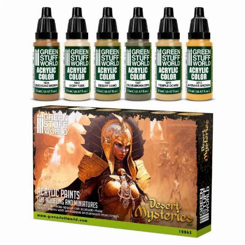 Green Stuff World - Desert Mysteries Paint Set
(6 Colours)