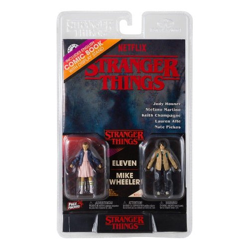 Stranger Things - Eleven and Mike Wheeler Action
Figure (8cm) Contains Comic Book