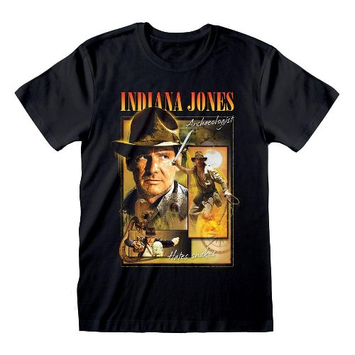 Indiana Jones - Homage Black T-Shirt