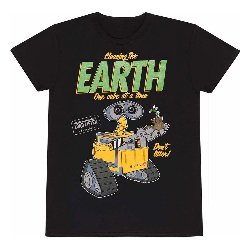 Wall-E - Cleaning the Earth Black T-Shirt
(L)