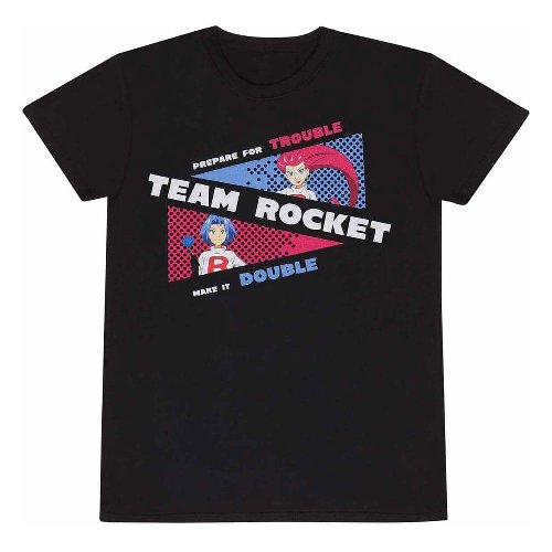 Pokemon - Team Rocket Black T-Shirt (M)