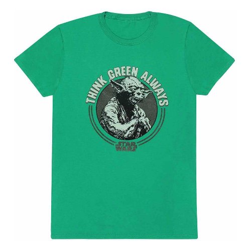 Star Wars - Yoda Think Green T-Shirt (S)