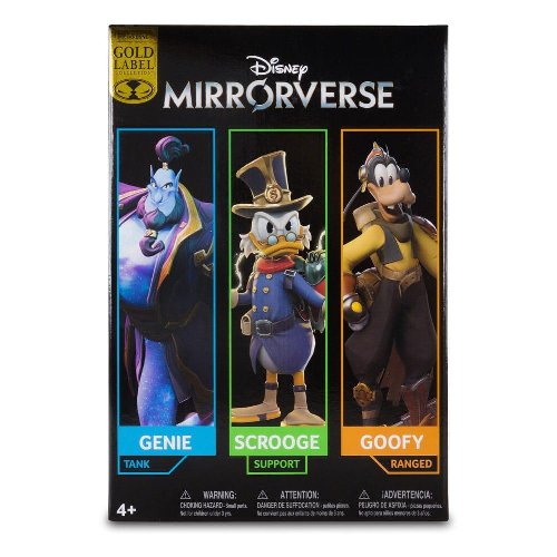 Disney Mirrorverse: Gold Label - Genie, Scrooge, Goofy
3-Pack Φιγούρες Δράσης (13-18cm)