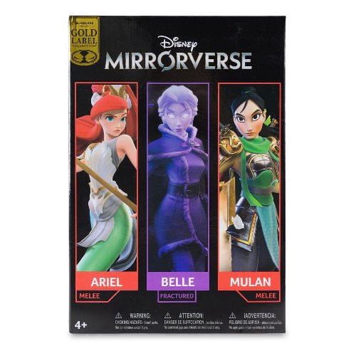 Disney Mirrorverse: Gold Label - Mulan, Belle,
Arielle 3-Pack Action Figures (13-18cm)