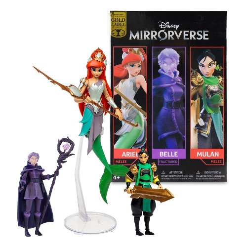 Disney Mirrorverse: Gold Label - Mulan, Belle, Arielle
3-Pack Φιγούρες Δράσης (13-18cm)
