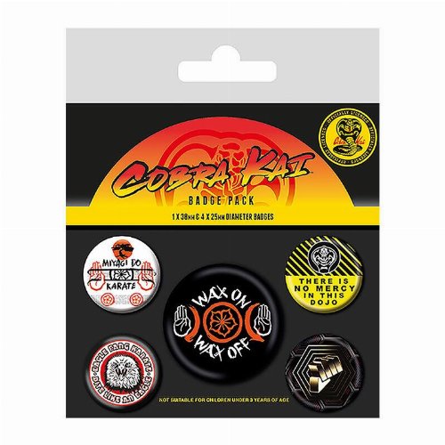 Cobra Kai - Dojo 5-Pack Pin
Badges