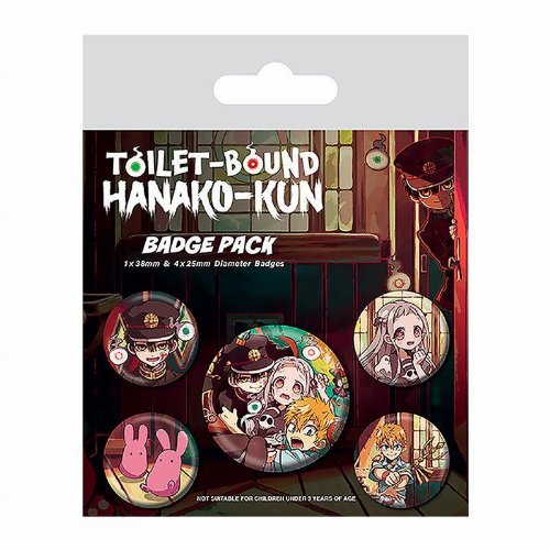 Toilet Bound Hanako-Kun - Characters 5-Pack Pin
Badges