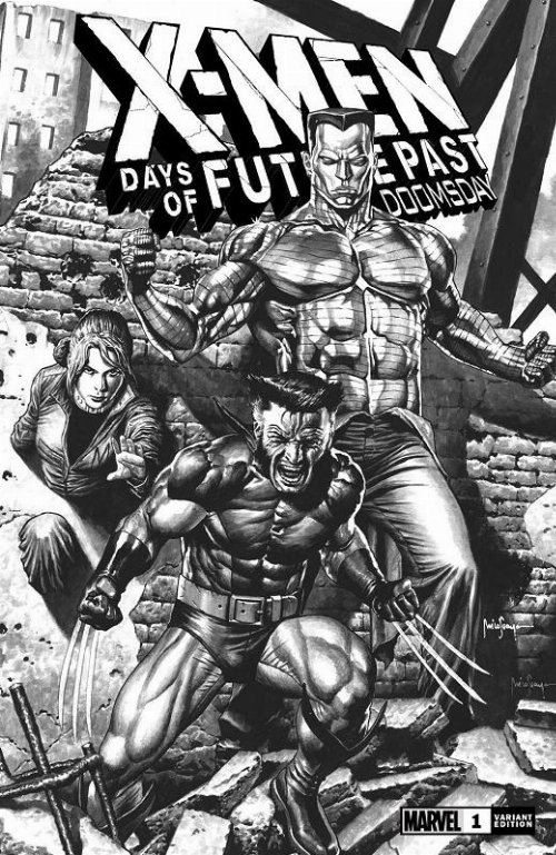 Τεύχος Κόμικ X-Men Days of Future Past Doomsday #1 (Of
4) SDCC 2023 B&W Variant Cover (LE3000)