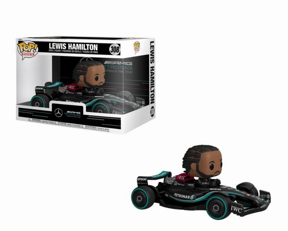 Figure Funko POP! Rides: Racing Mercedes - Lewis, Hamilton #308