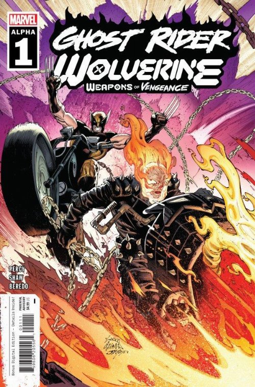 Τεύχος Κόμικ Ghost Rider Wolverine Weapons of
Vengeance Alpha #1 (OF 4)