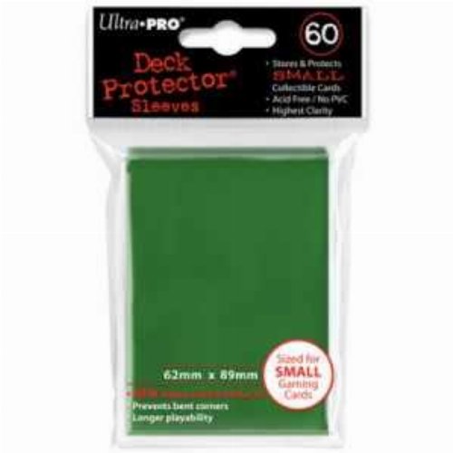 Ultra Pro Japanese Small Size Card Sleeves 60ct -
Green