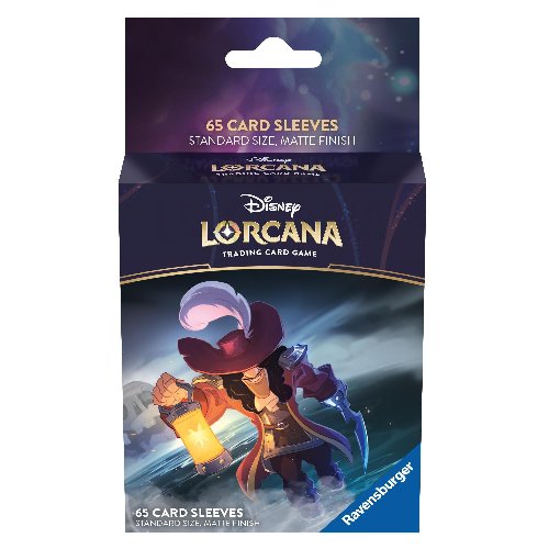 Ravensburger Card Sleeves Standard Size 65ct - Disney
Lorcana: Captain Hook