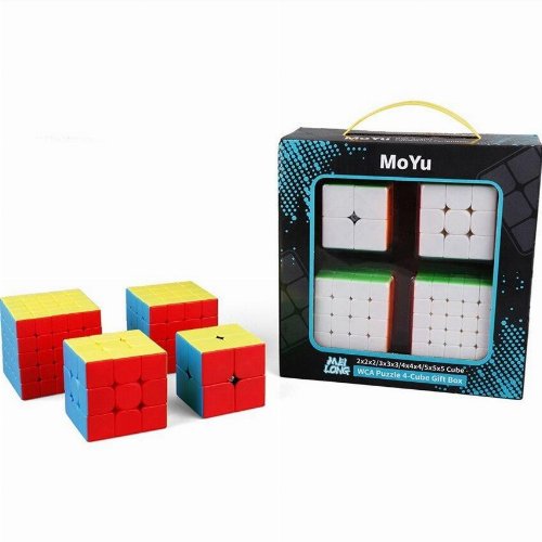 MoYu Meilong Set of 4 Cubes - 2x2, 3x3, 4x4,
5x5