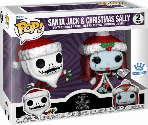 Φιγούρες Funko POP! Disney: Nightmare Before Christmas
- Santa Jack & Christmas Sally (Diamond Collection) 2-Pack
(Exclusive)