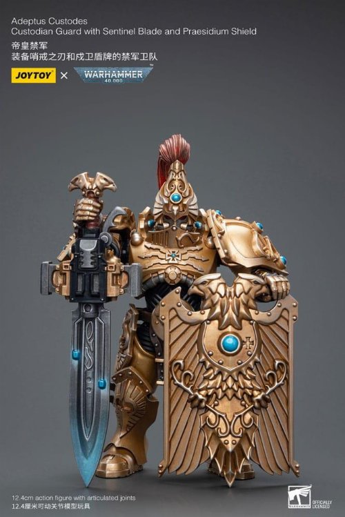 Warhammer 40000 - Adeptus Custodes Custodian Guard
with Sentinel Blade and Praesidium Shield 1/18 Φιγούρα Δράσης
(12cm)