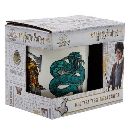 Harry Potter - Hogwarts Crest Houses Κεραμική Κούπα
(325ml)