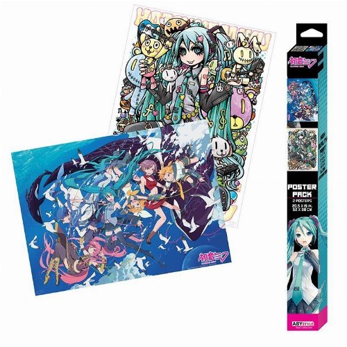 Αφίσες Vocaloid: Hatsune Miku - Chibi 2-Pack
Posters (52x38cm)