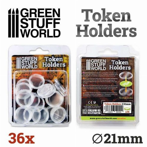 Green Stuff World - 36x Token Holders
(21mm)