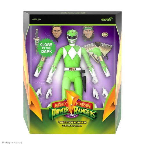 Power Rangers: Ultimates - Green Ranger (Glows
in the Dark) Action Figure (18cm)