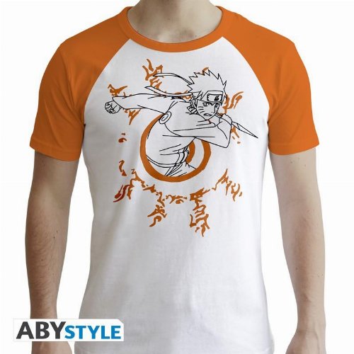 Naruto Shippuden - Naruto White & Orange T-Shirt
(L)