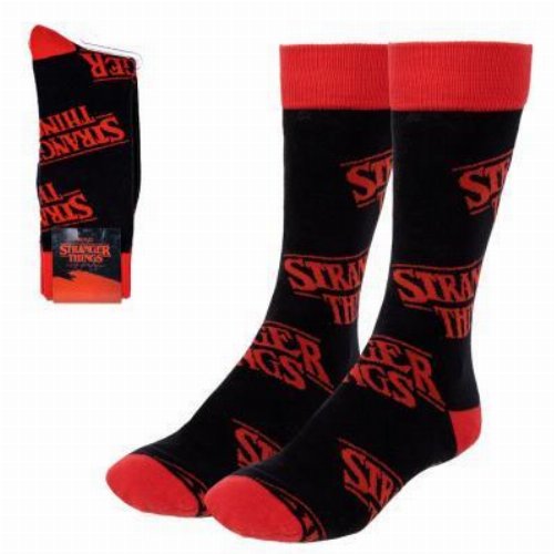 Stranger Things - Logo Socks (Size
40-46)