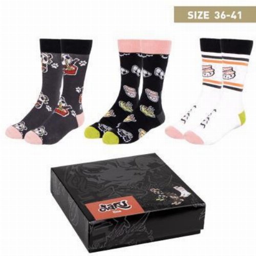 Otaku - Various 3-Pack Socks (Size
36-41)