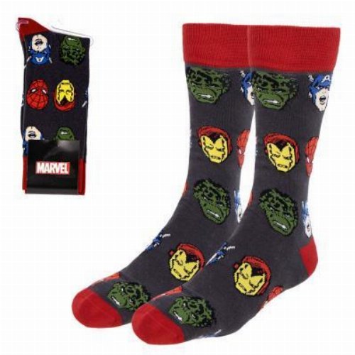 Marvel - Characters' Symbols Socks (Size
40-46)