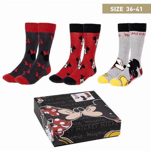 Disney - Mickey & Minnie Mouse 3-Pack Κάλτσες
(Μέγεθος 36-41)