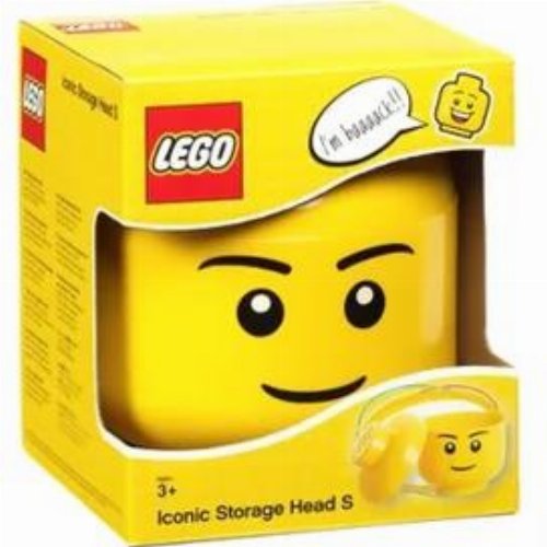 LEGO - Iconic Head Boy Τουβλάκι Αποθήκευσης
(16cm)