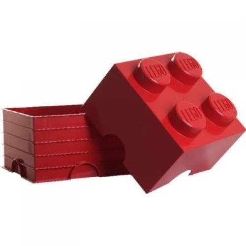 LEGO - Τουβλάκι Αποθήκευσης 4 Κόκκινο
(25x25x18cm)